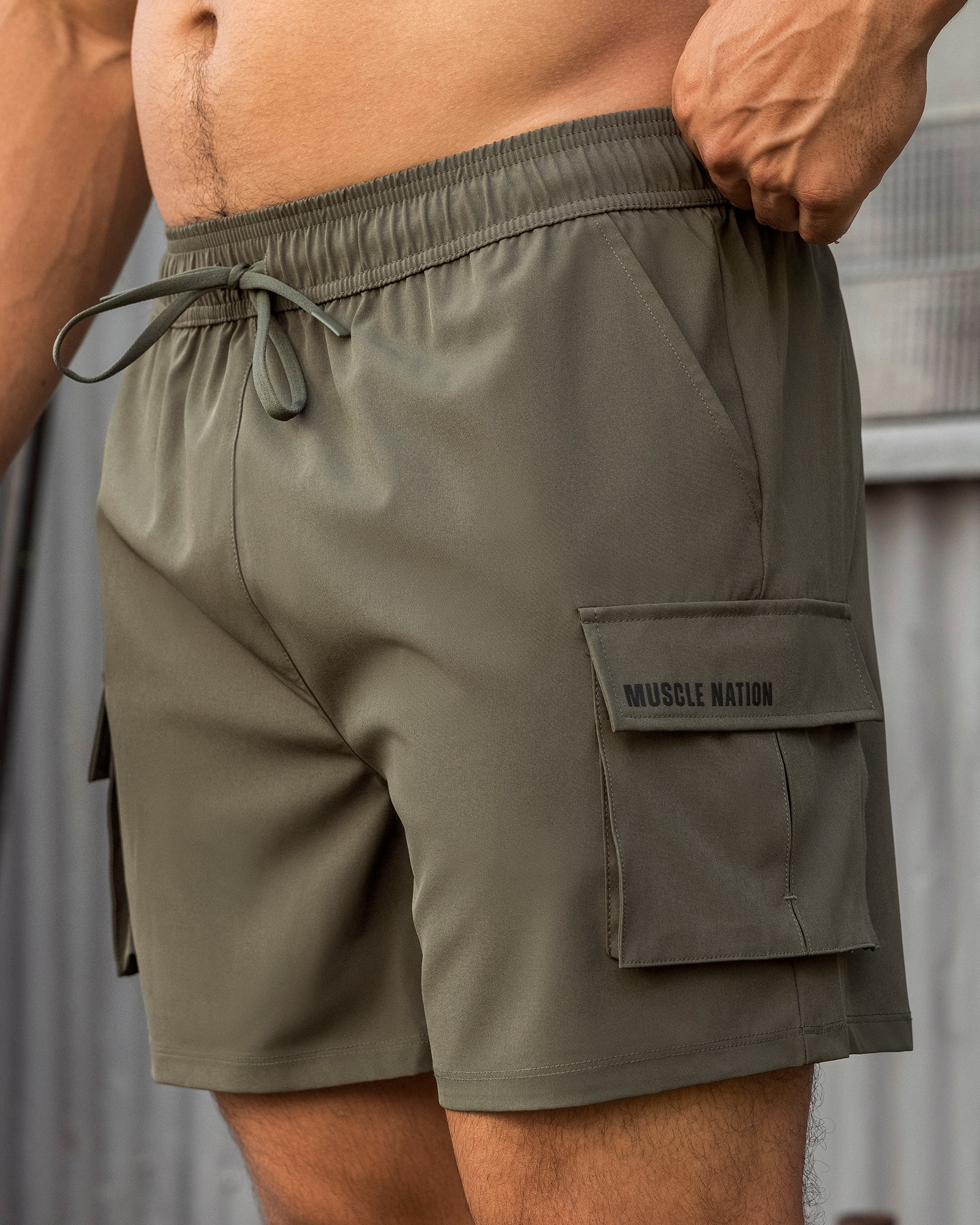 Active Cargo 5" Shorts - Dark Khaki