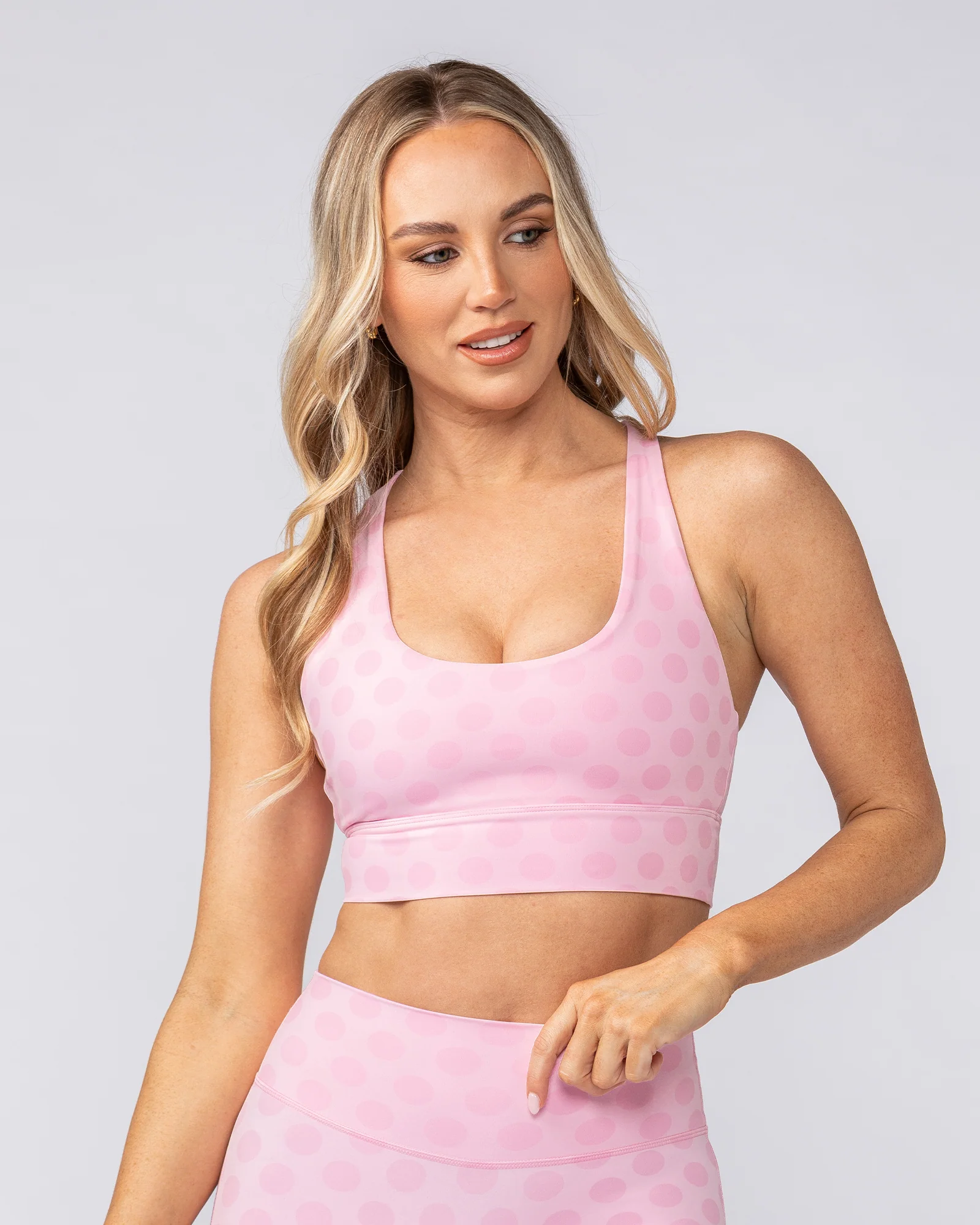 Allure Longline Bra - Blossom Spot
