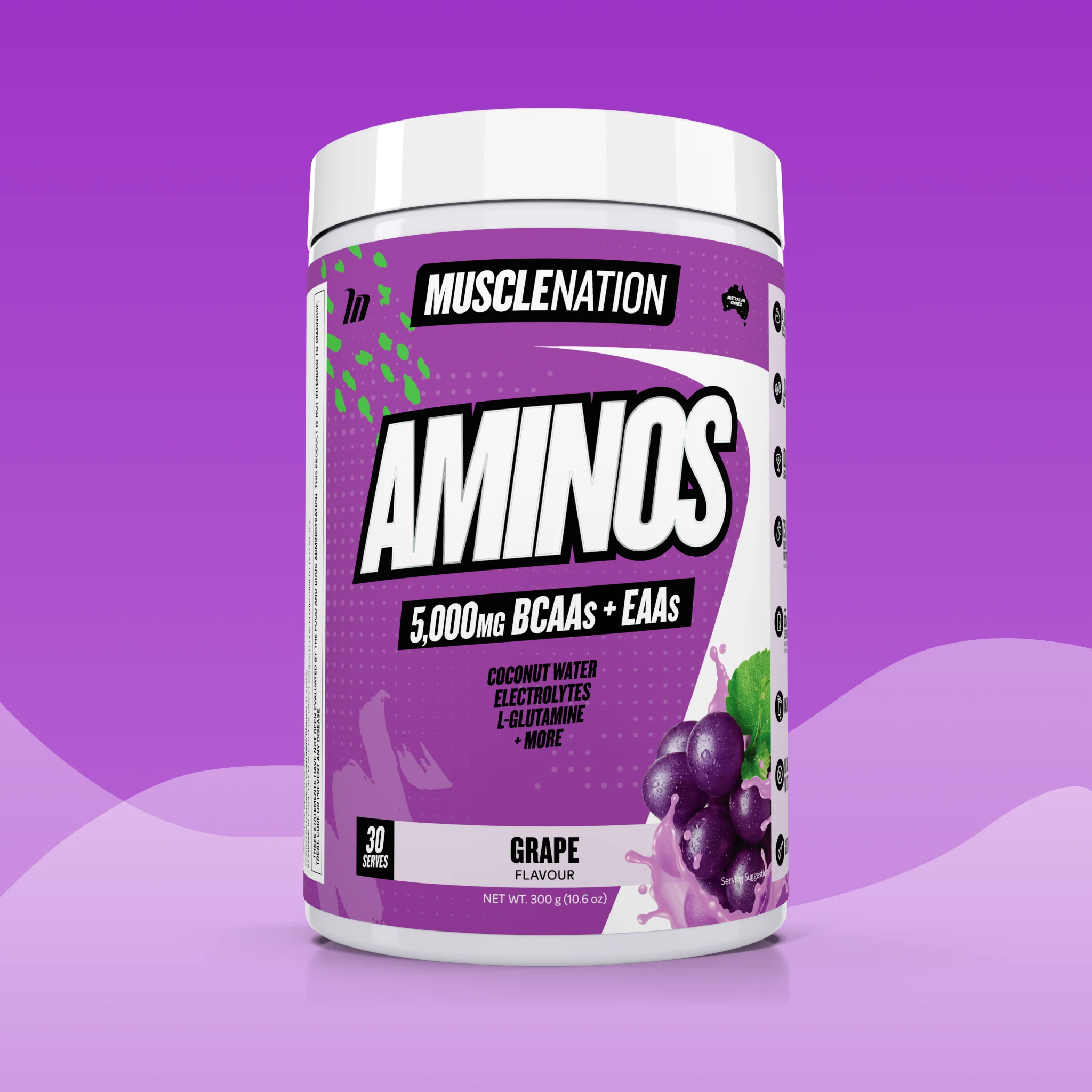AMINOS + HYDRATION - Grape - 30 serves