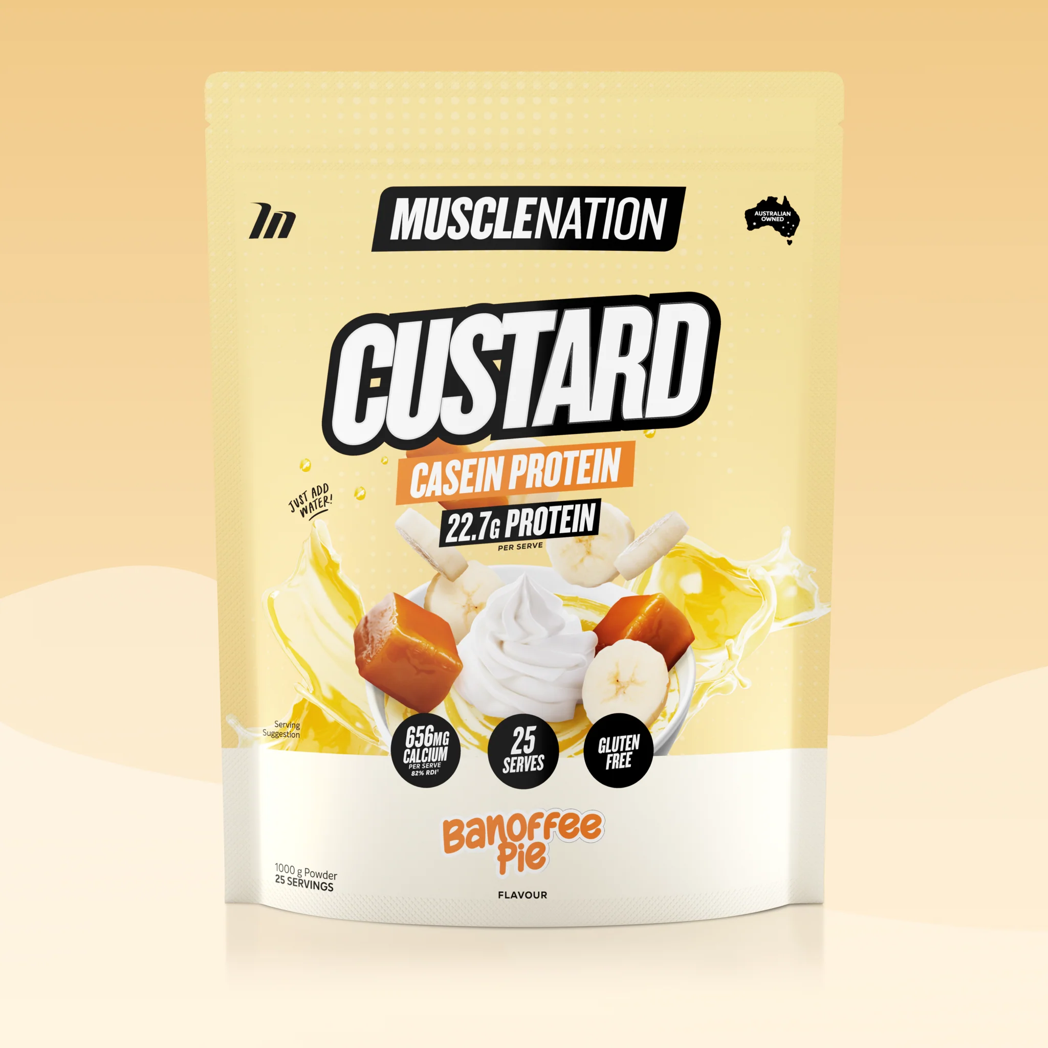 CUSTARD Casein Protein - Banoffee Pie - 25 serves