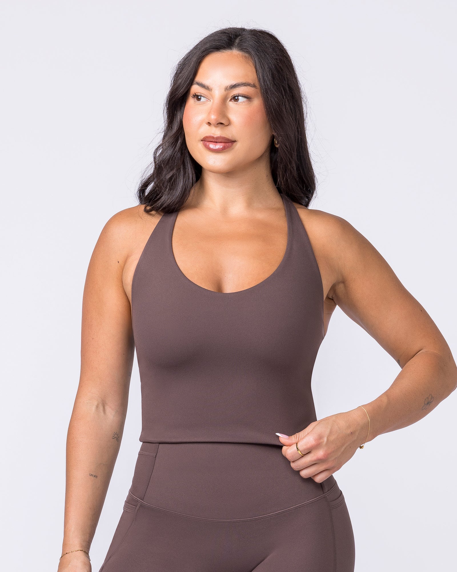 Everyday Form Cropped Tank - Cola