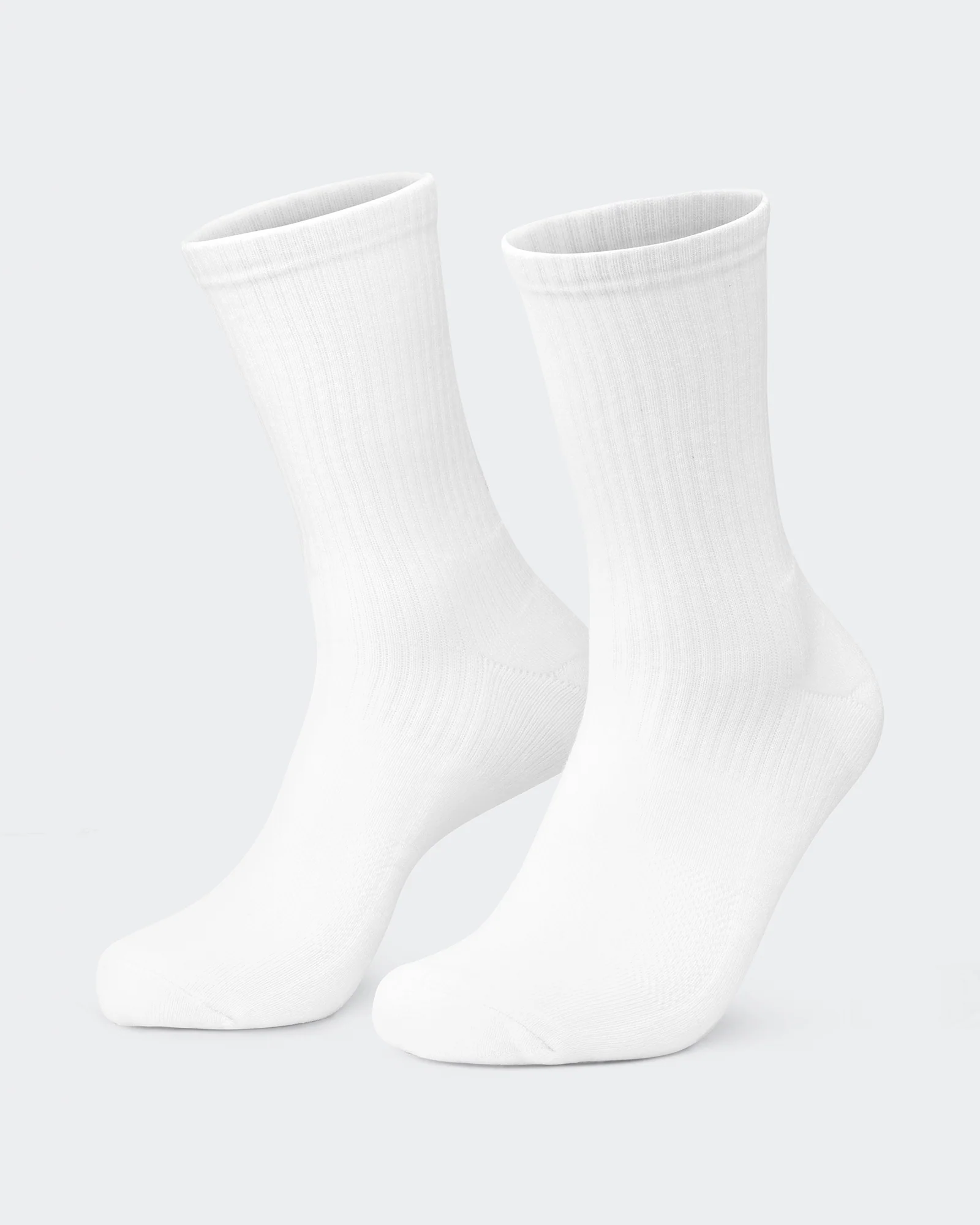 Mens Trainer Crew Sock - 2Pack Black /White Multi - Image 9