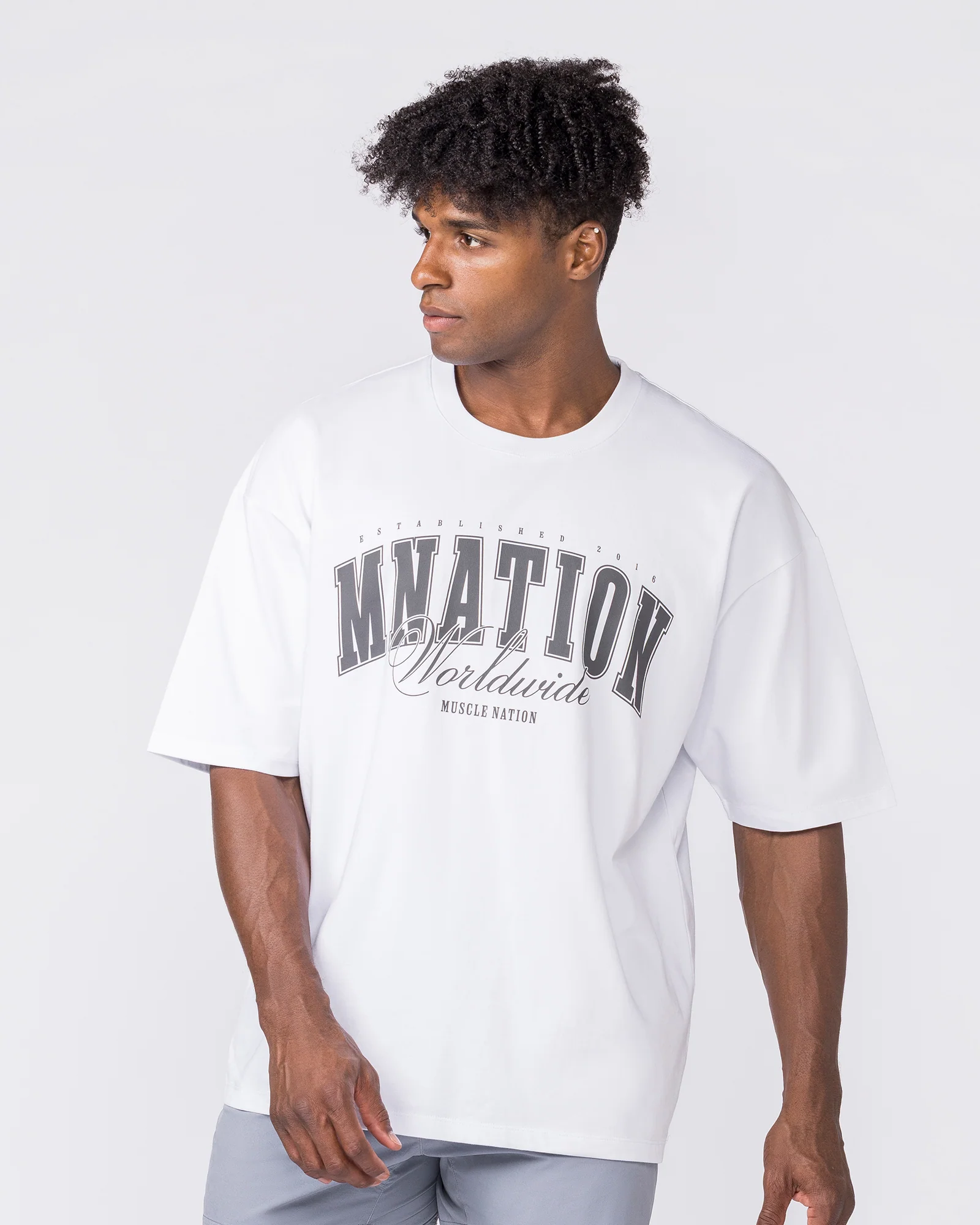 Worldclass Oversized Tee - White