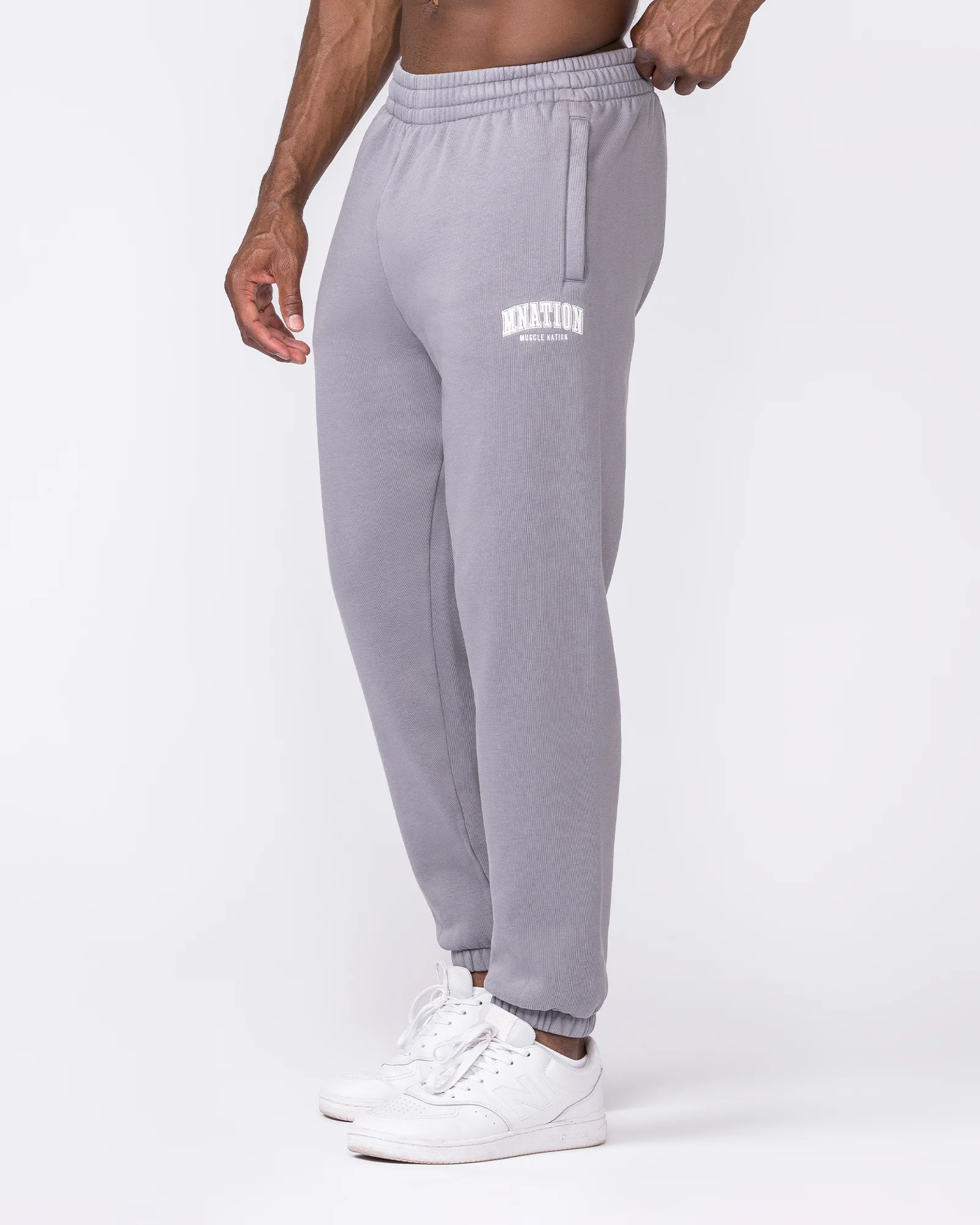 Worldclass Vintage Trackies - Washed Cement