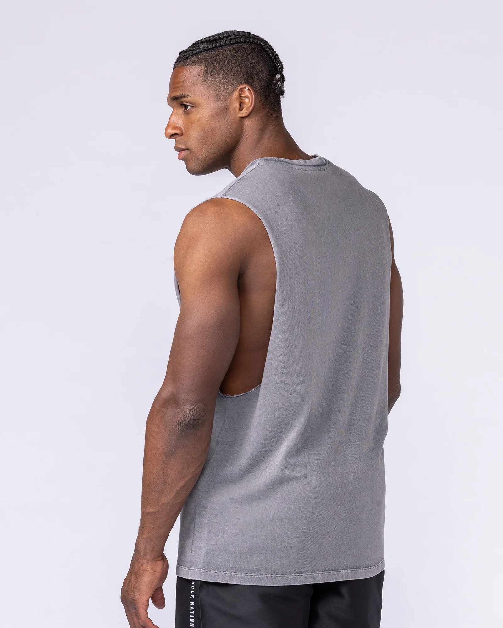 Vintage Training Drop Arm Tank - Washed Tornado - Image 2